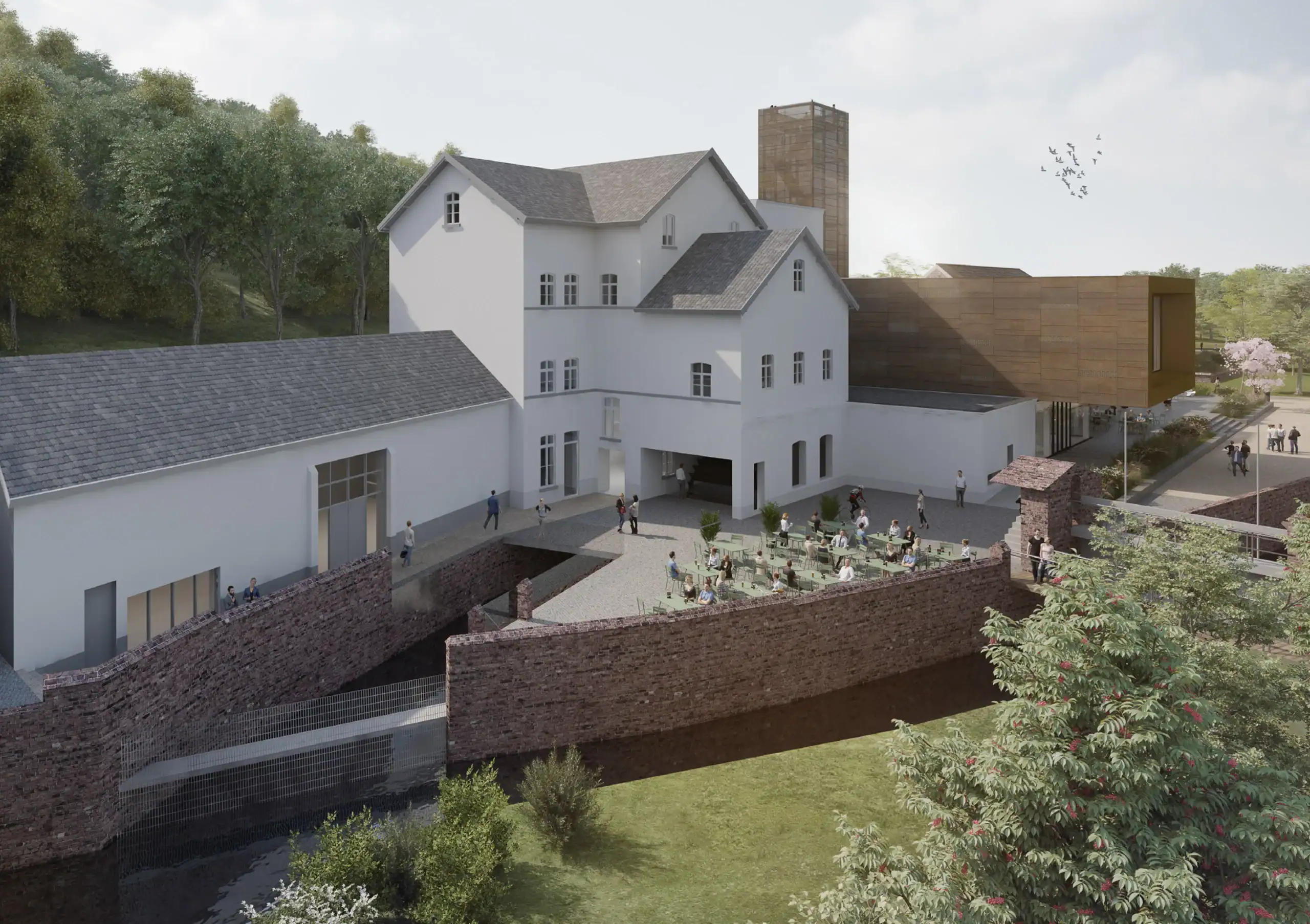 Wijnbrouwerij Flint Valkenburg - Brouwerij de Leeuw - D rendering